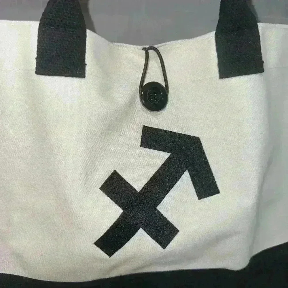 NWOT! YooFan Tote Bag/ Sagittarius/ Beige & Black - Picture 2 of 9